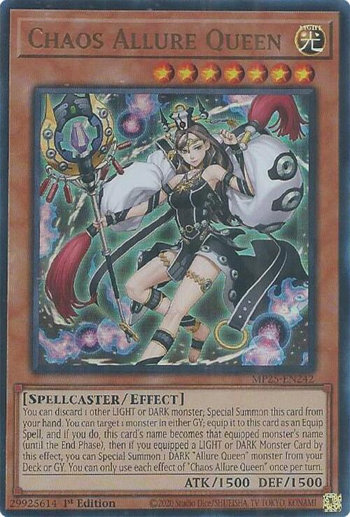 Regina della Seduzione del Chaos Card Front