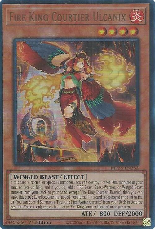 Fire King Courtier Ulcanix Card Front