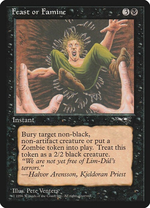 Feast or Famine Card Front