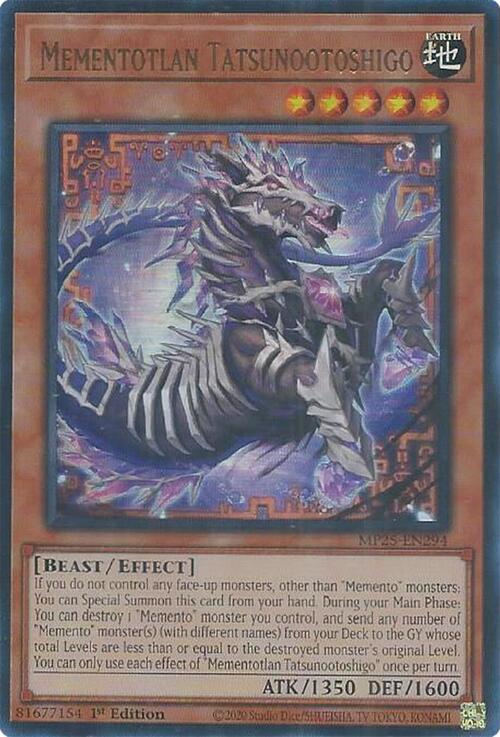 Tatsunootoshigo Mementotlan Card Front
