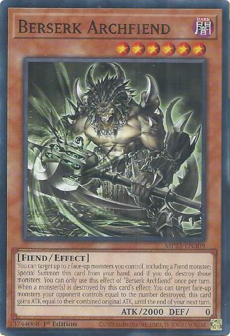 Arcidemone Berserk Card Front