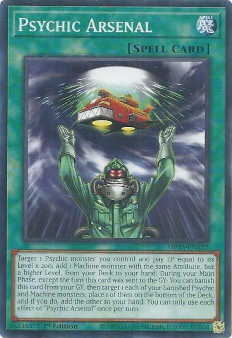 Psychic Arsenal Card Front