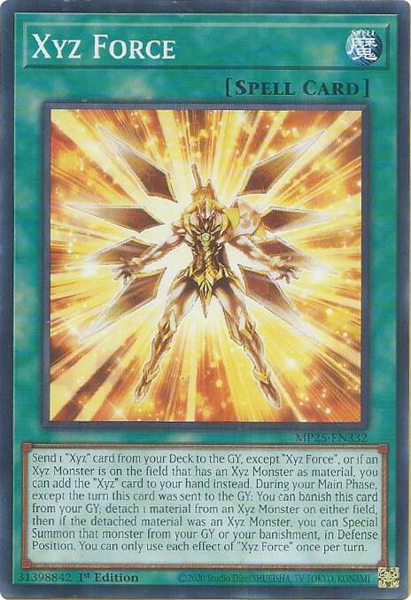 Xyz Force Card Front
