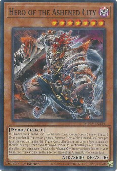 Hero of the Ashened City Card Front