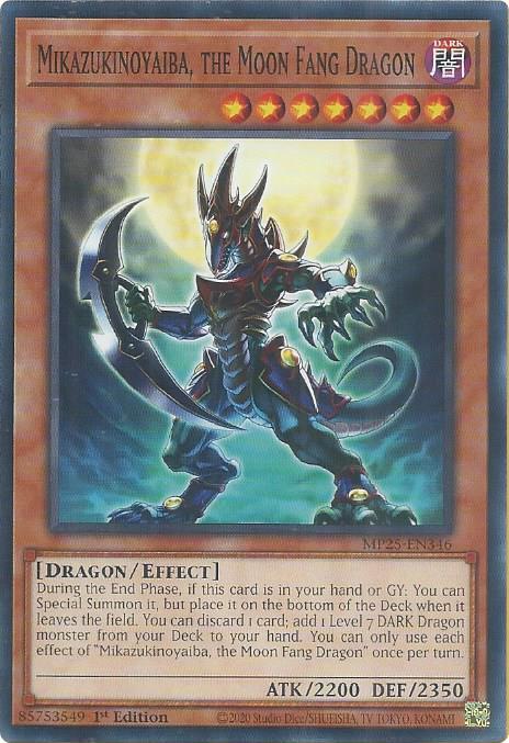 Mikazukinoyaiba, il Drago Zanna della Luna Card Front