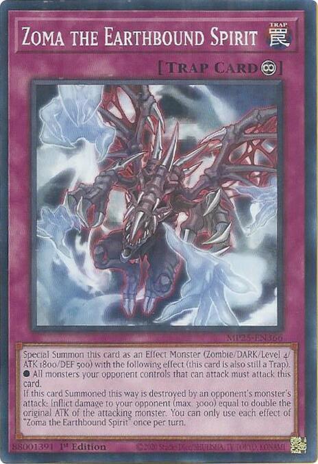 Zoma the Earthbound Spirit Card Front