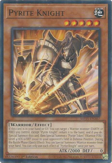Pyrite Knight Card Front