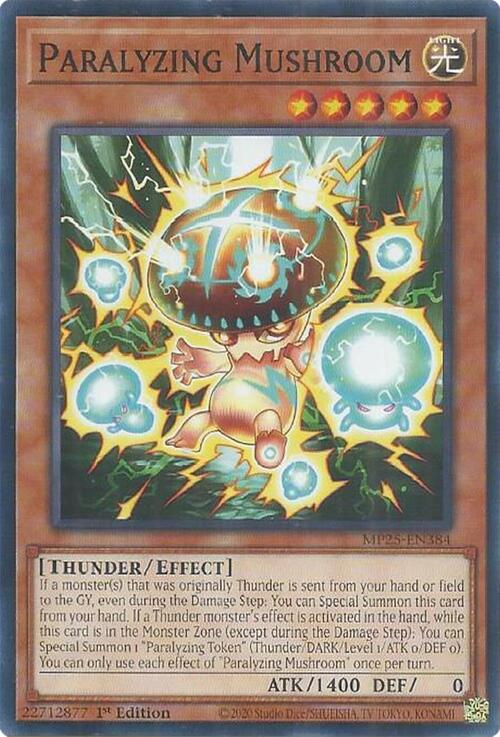 ShiivertakeParalyzing Mushroom Card Front