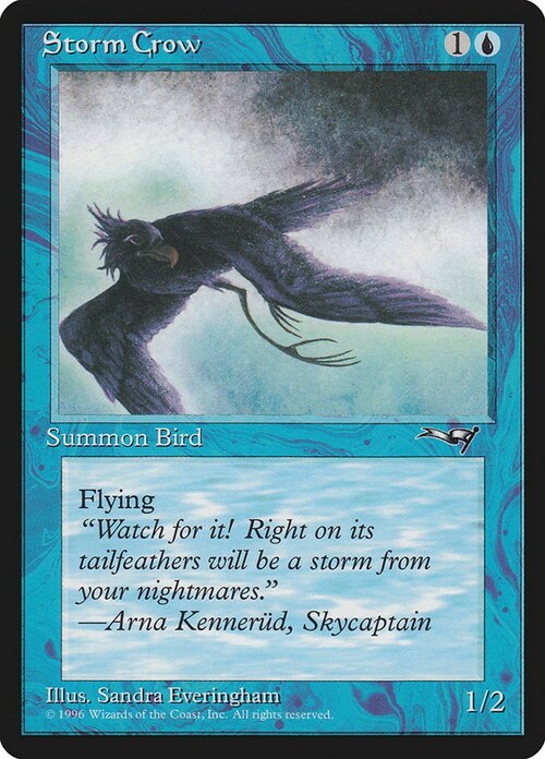 Storm Crow Card Front