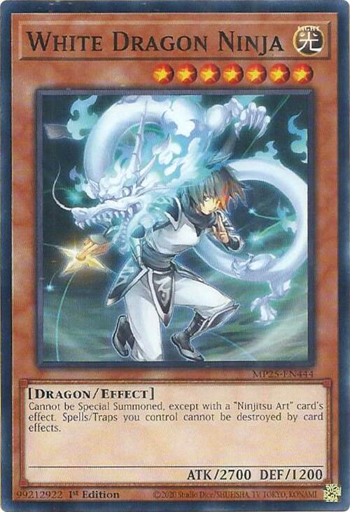 Ninja Drago Bianco Card Front