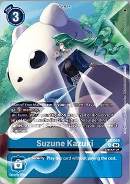 Suzune Kazuki Card Front