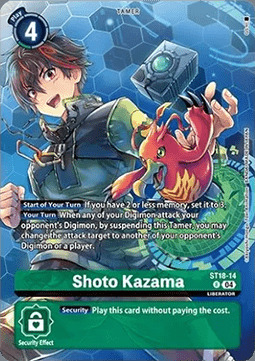Shoto Kazama Card Front