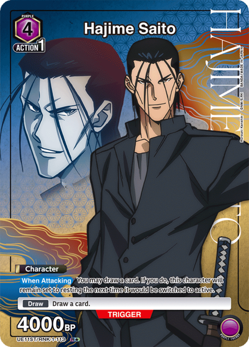 Hajime Saito Card Front