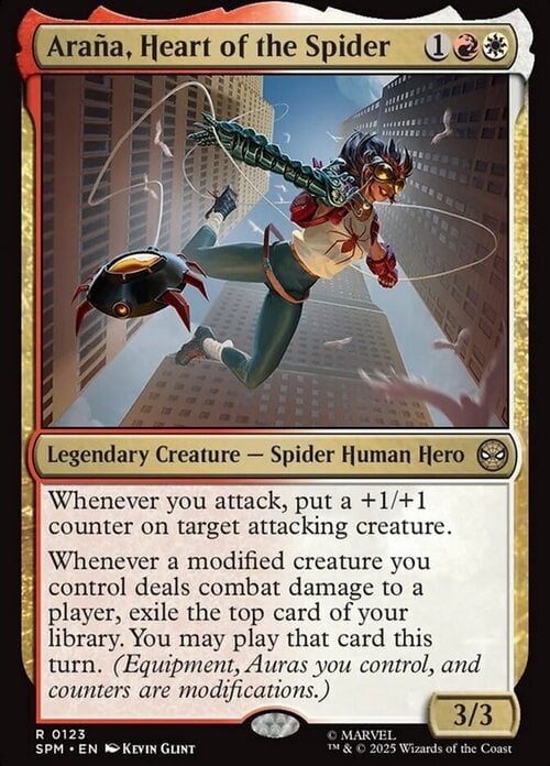 Araña, Heart of the Spider Card Front