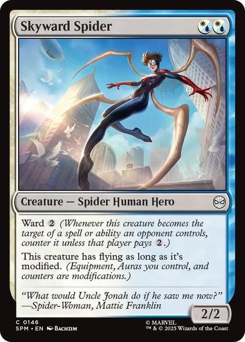 Skyward Spider Card Front