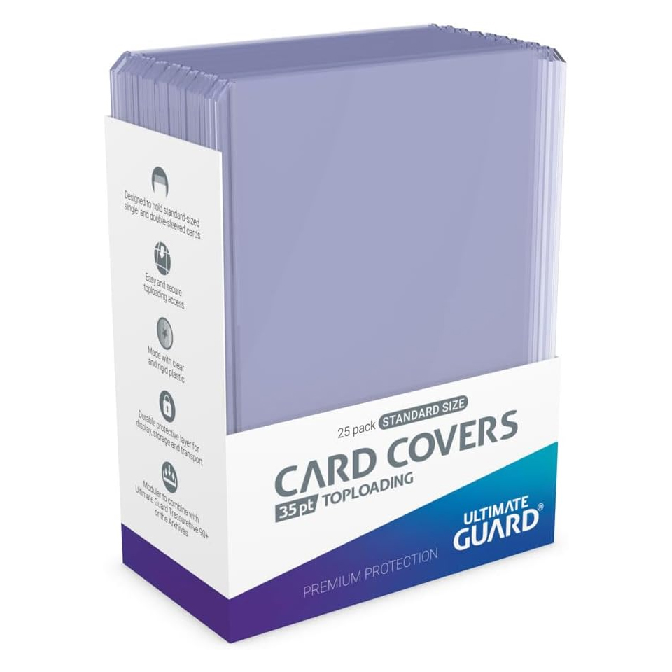 25 Ultimate Guard Card Covers Toploader 35pt