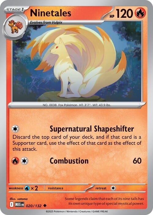 Ninetales Card Front