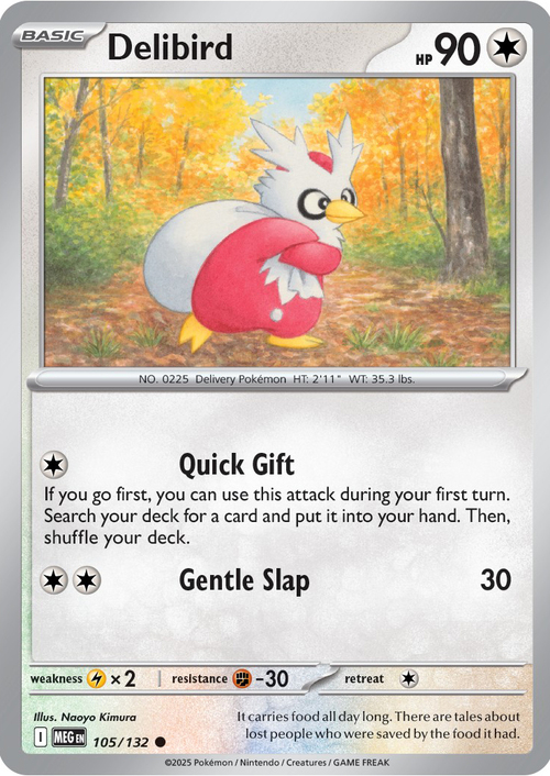 Delibird Card Front