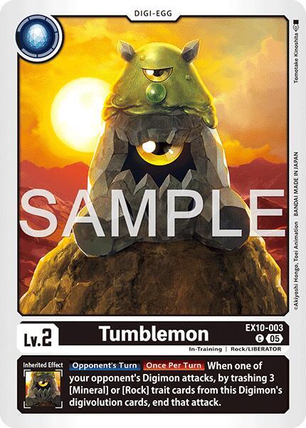 Tumblemon Card Front