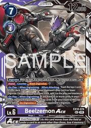 Beelzemon ACE · Secret Rare EX10-074