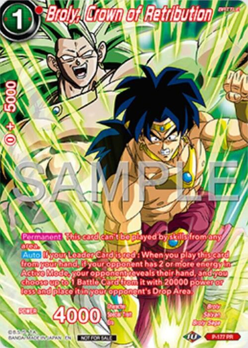 Broly, Crown of Retribution Card Front