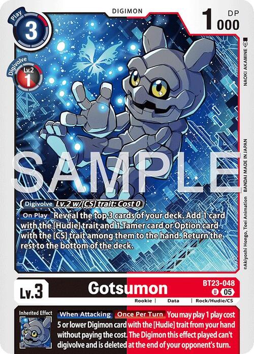 Gotsumon Card Front