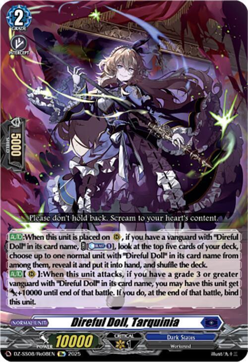 Direful Doll, Tarquinia Frente