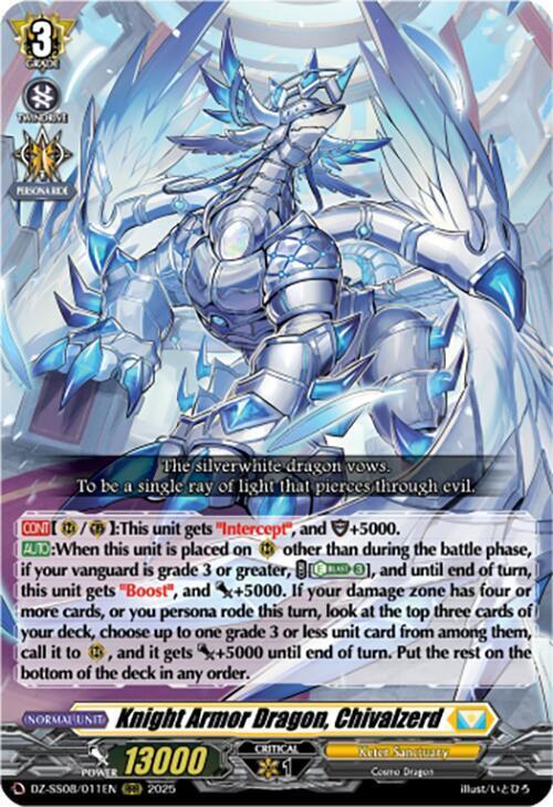 Knight Armor Dragon, Chivalzerd Card Front