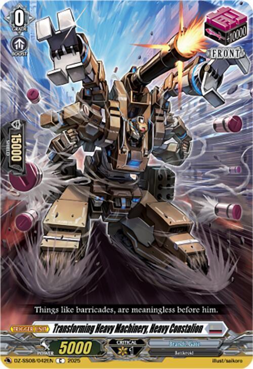 Transforming Heavy Machinery, Heavy Constalion [D Format] Frente