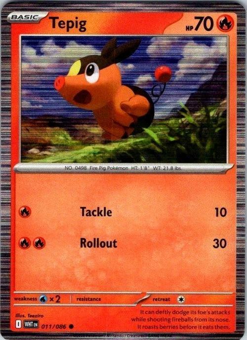 Tepig Card Front