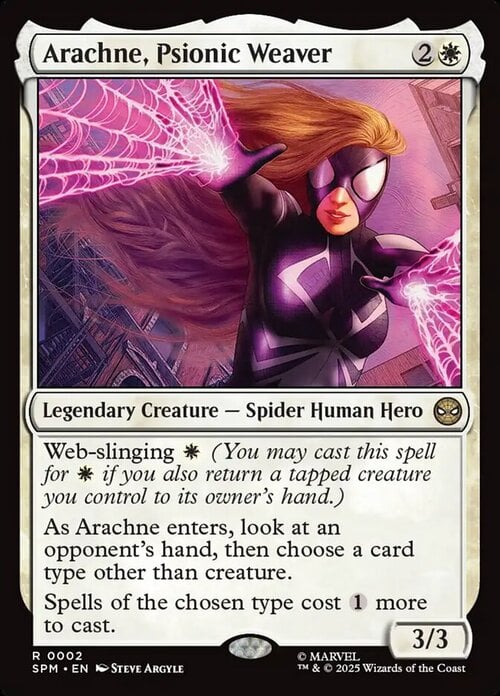 Arachne, Psionic Weaver Card Front