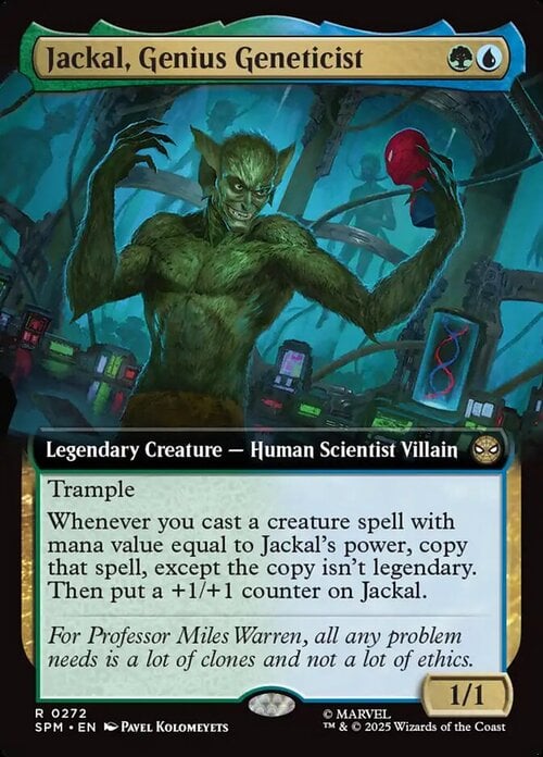 Jackal, Genius Geneticist Card Front