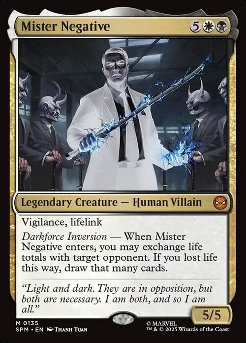 Mister Negative Card Front