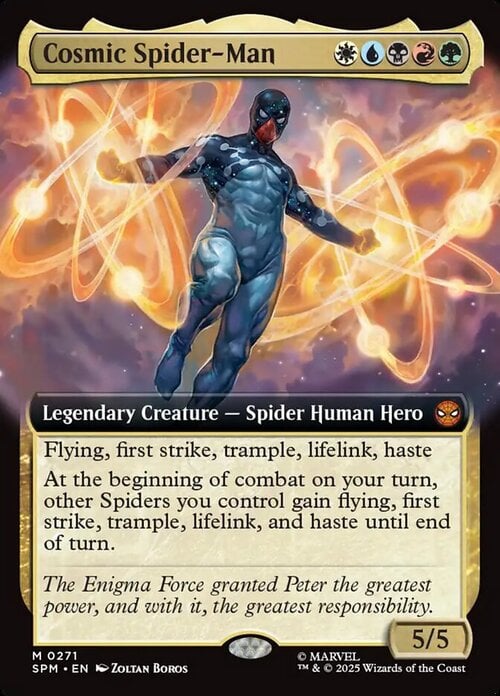 Cosmic Spider-Man Card Front