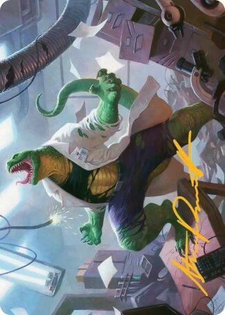 Art Series: Lizard, Connors's Curse Card Front