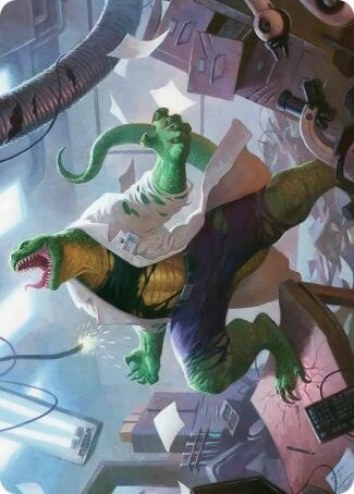 Art Series: Lizard, Connors's Curse Card Front