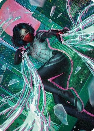 Art Series: Silk, Web Weaver Card Front