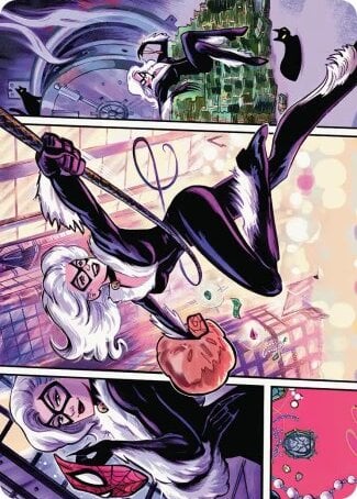 Art Series: Black Cat, Cunning Thief Card Front