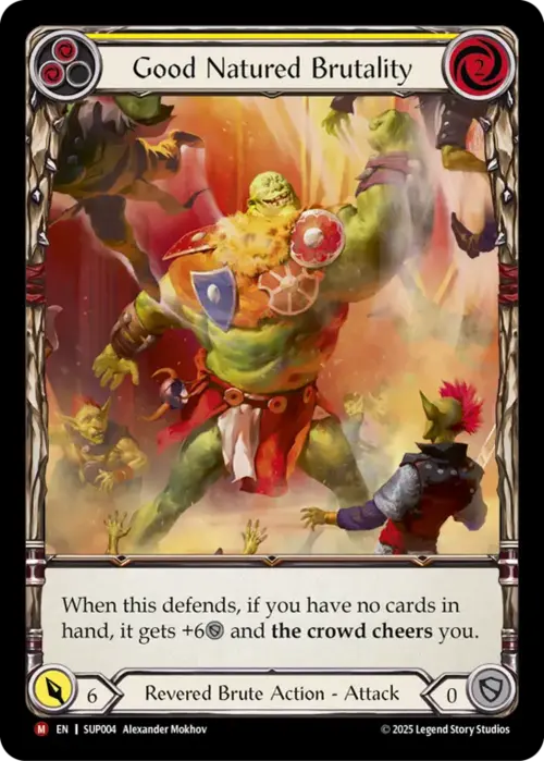 Good Natured Brutality Card Front