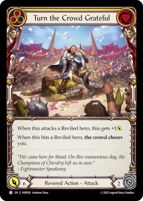 Turn the Crowd Grateful - Yellow Card Front