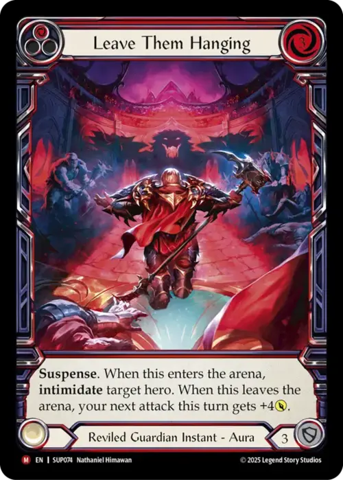 Leave Them Hanging Card Front