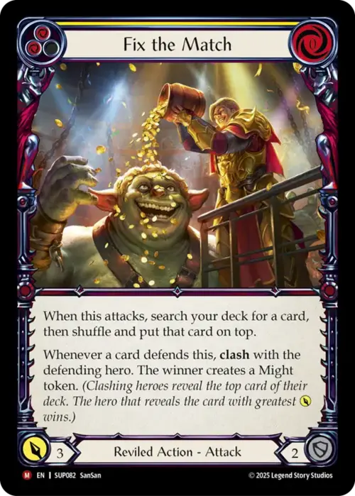 Fix the Match Card Front