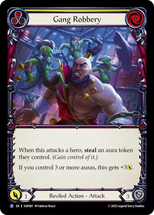 Gang Robbery Card Front