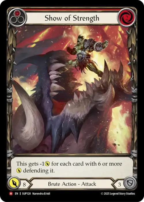 Show of Strength Card Front
