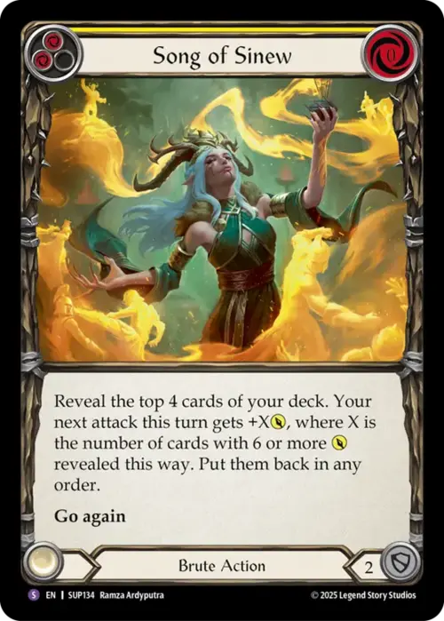 Song of Sinew Card Front
