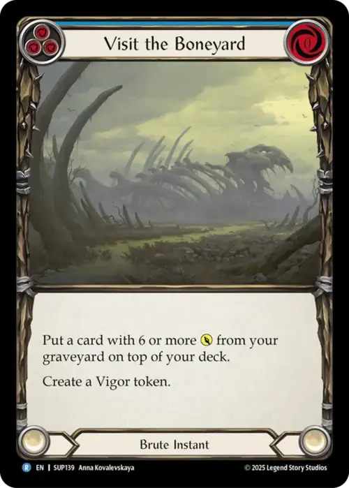Visit the Boneyard Card Front