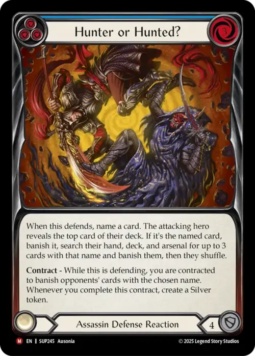 Hunter or Hunted? Card Front
