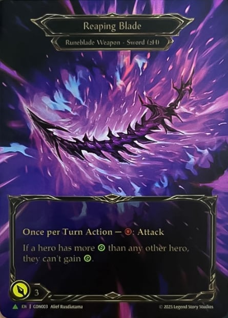 Reaping Blade Flesh and Blood Promos | Flesh and Blood | CardTrader