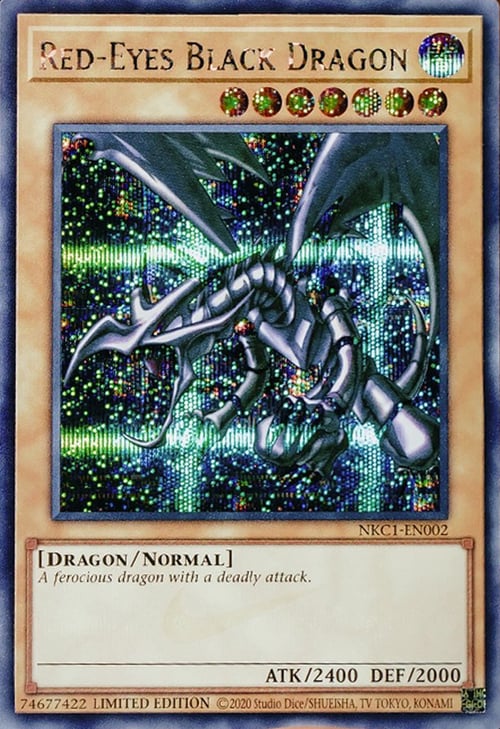 Red-Eyes Black Dragon Card Front