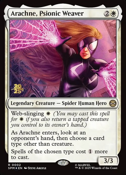 Arachne, Psionic Weaver Card Front